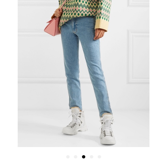 White GUCCI x Sega Flashtrek High-Top Sneaker, size EU 39, U.S. size 9. - Picture 2 of 5